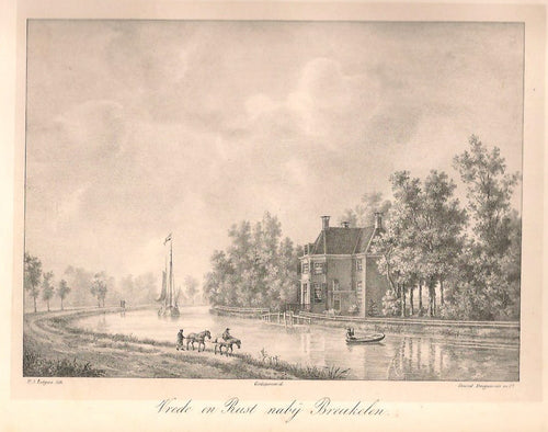 BREUKELEN Vrede en Rust - PJ Lutgers / Desguerrois & Co - 1836