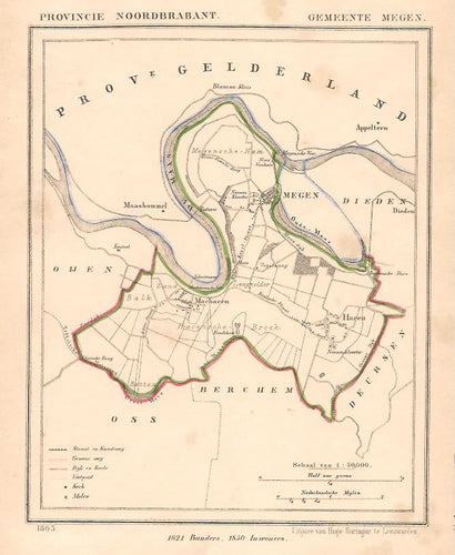 MEGEN - J Kuijper / H Suringar - 1865