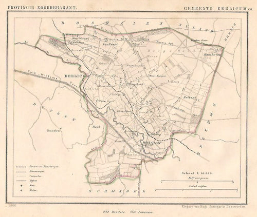 BERLICUM - J Kuijper / H Suringar - 1866