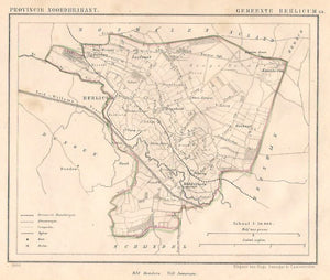 BERLICUM - J Kuijper / H Suringar - 1866