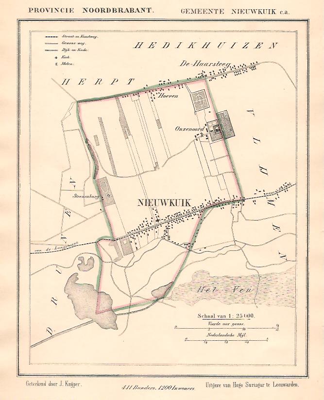 NIEUWKUIK - J Kuijper / H Suringar - ca. 1867