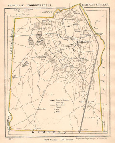 SOMEREN - J Kuijper / H Suringar - 1867