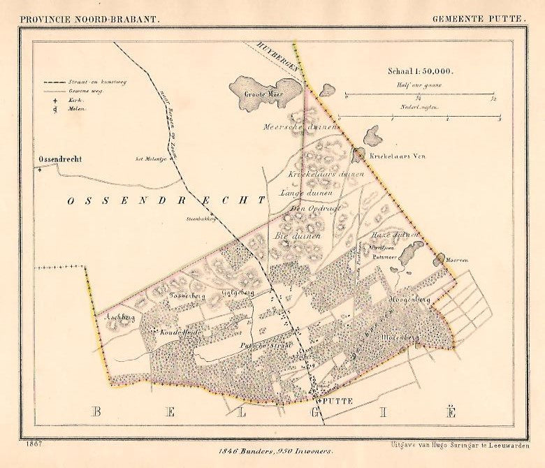 PUTTE - J Kuijper / H Suringar - 1867