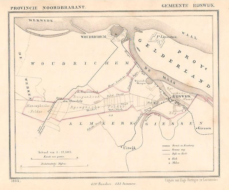 RIJSWIJK - J Kuijper / H Suringar - 1865