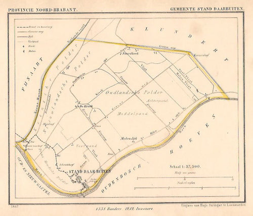 STANDDAARBBUITEN - J Kuijper / H Suringar - 1867