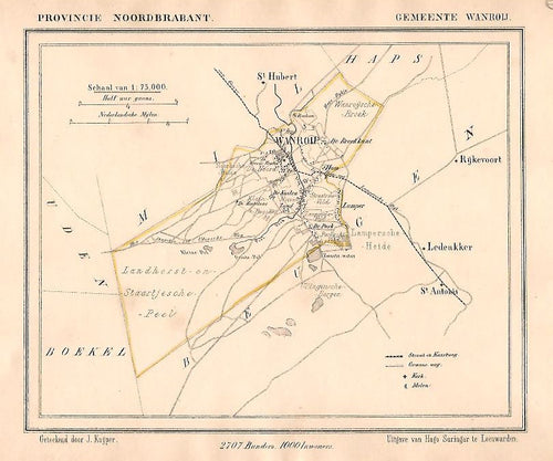 WANROIJ - J Kuijper / H Suringar - ca. 1867