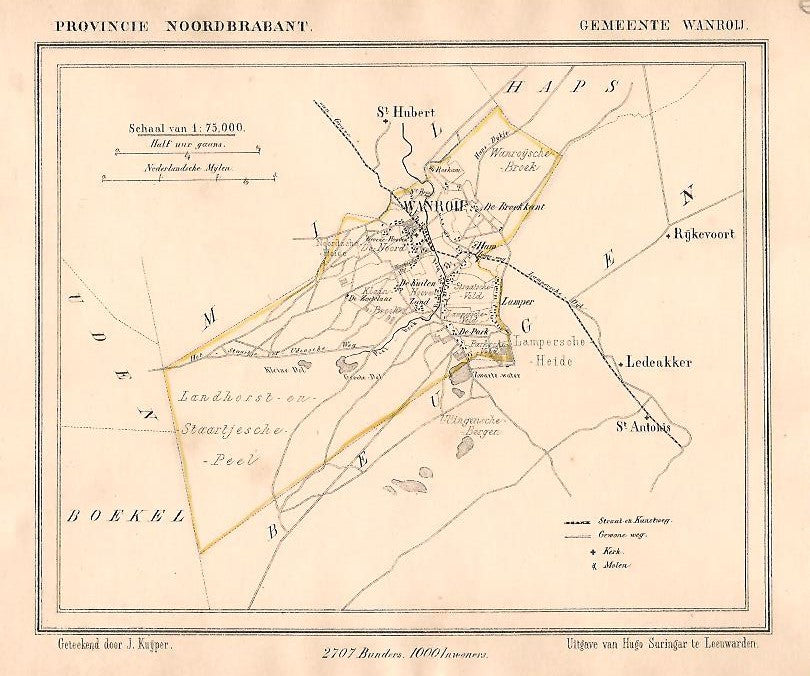 WANROIJ - J Kuijper / H Suringar - ca. 1867