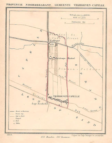 VRIJHOEVEN - CAPELLE - J Kuijper / H Suringar - 1865