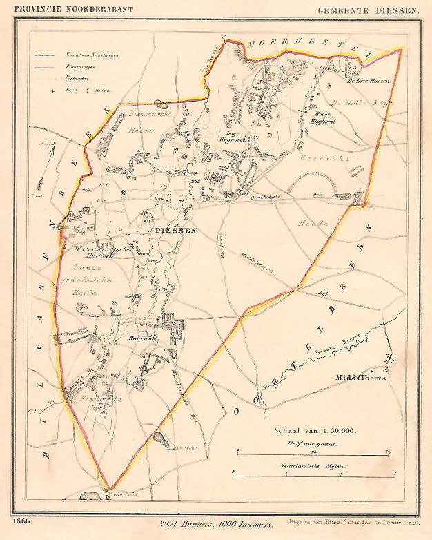 DIESSEN - J Kuijper / H Suringar - 1866