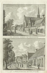 FRANEKER 'Hooge School' en Labaratorium - KF Bendorp - 1793
