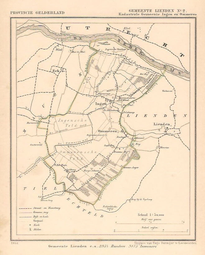 INGEN en OMMEREN - J Kuijper / H Suringar - 1868