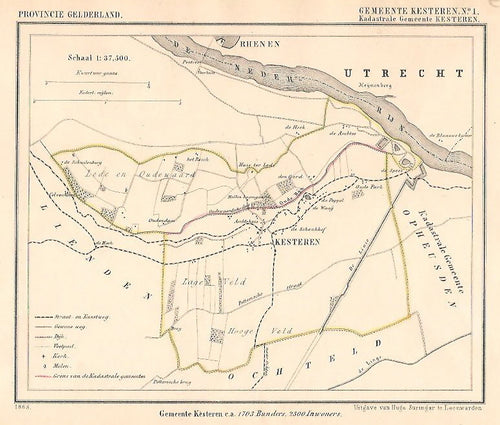 KESTEREN - J Kuijper / H Suringar - 1868