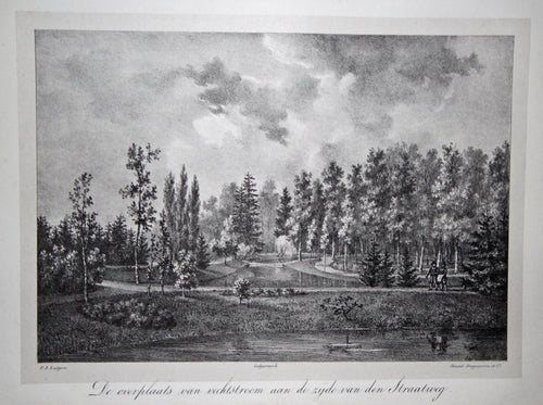 BREUKELEN Overplaats Vechtstroom - Lutgers / Desguerrois & Co - 1836