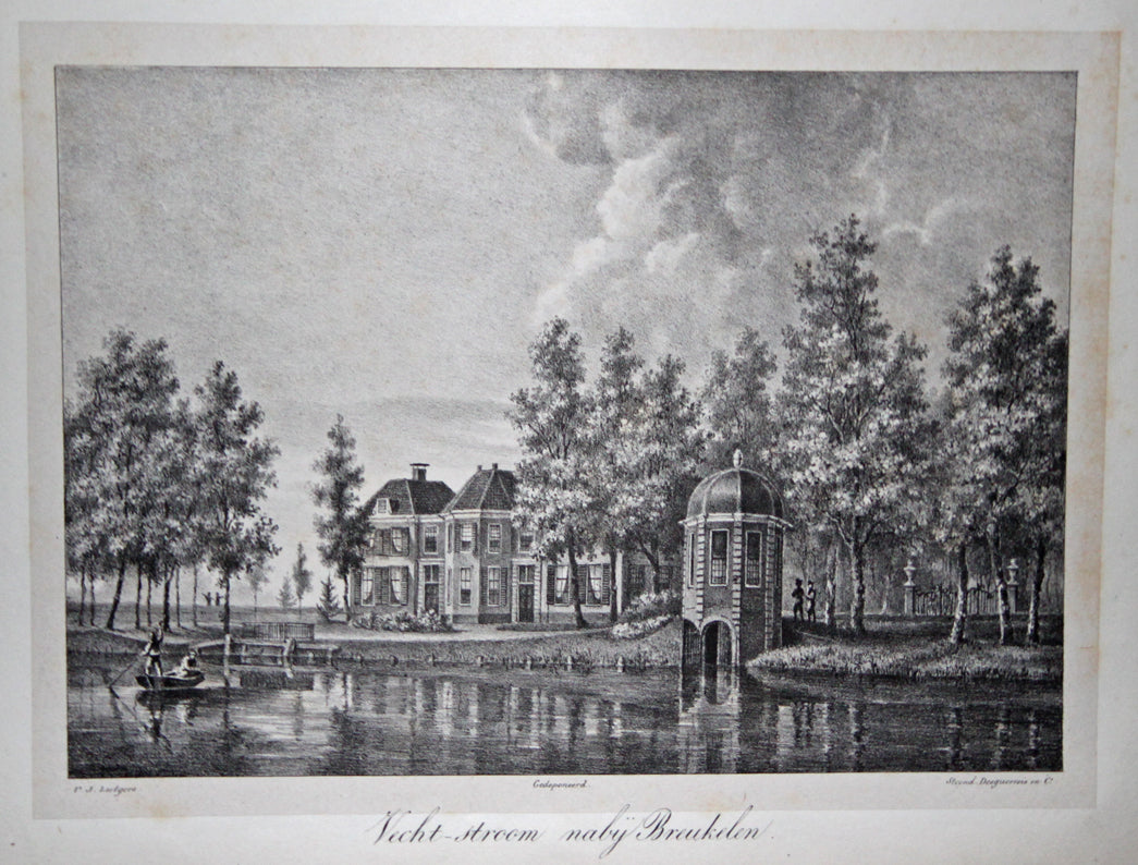 BREUKELEN Vechtstroom - Lutgers / Desguerrois & Co - 1836