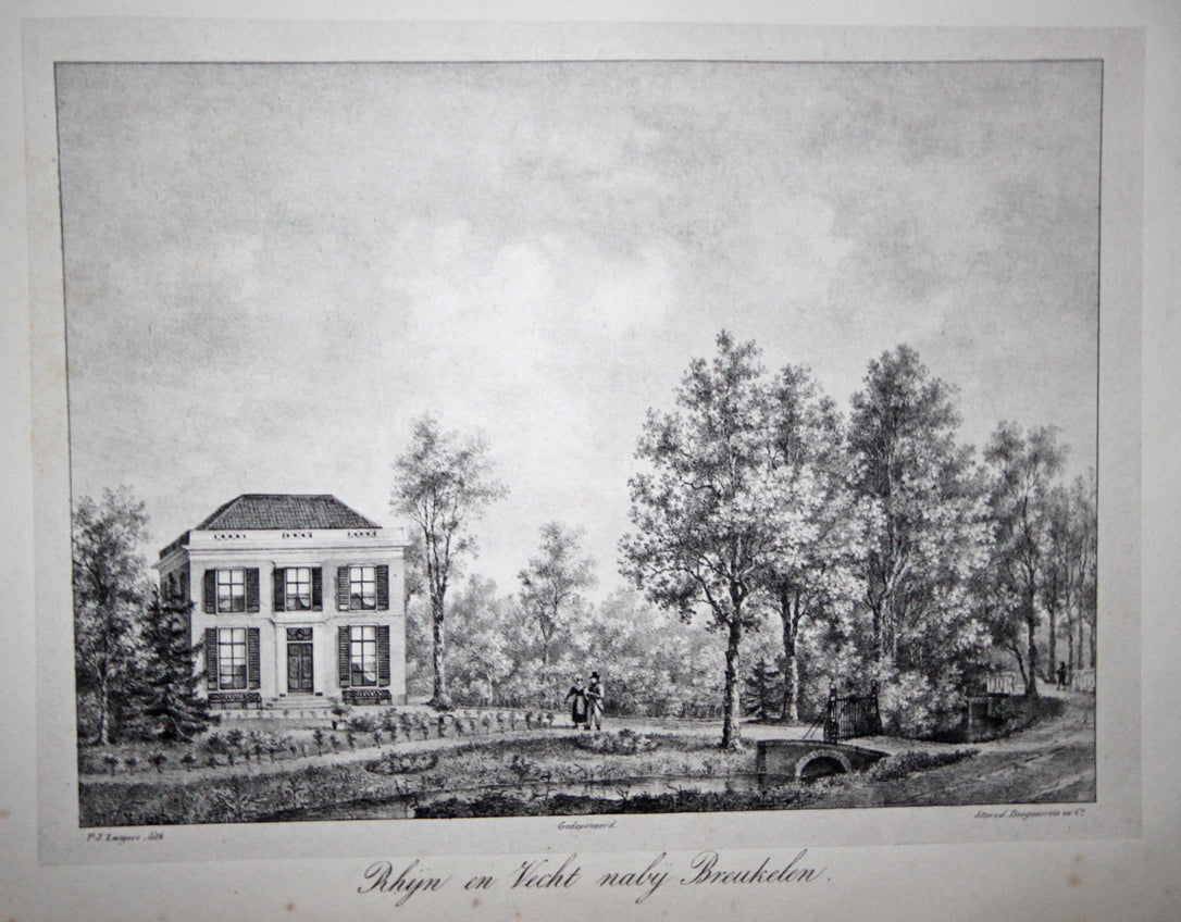 BREUKELEN Rhijn en Vecht - Lutgers / Desguerrois & Co - 1836