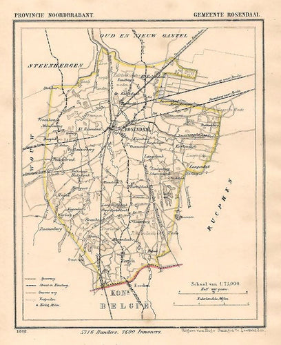 ROOSENDAAL - J Kuijper / H Suringar - 1868