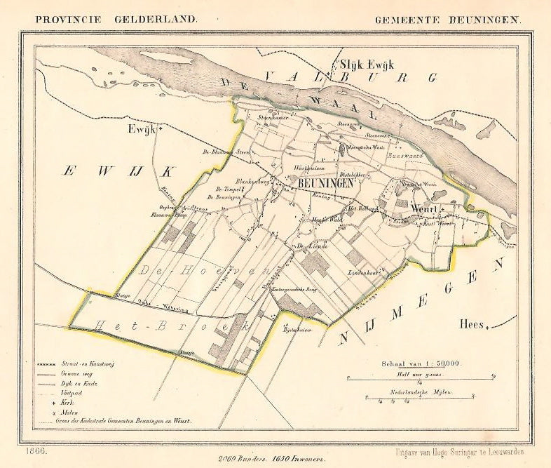 BEUNINGEN - J Kuijper / H Suringar - 1866