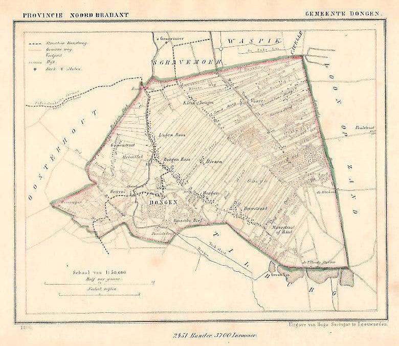 DONGEN - J Kuijper / H Suringar - 1866