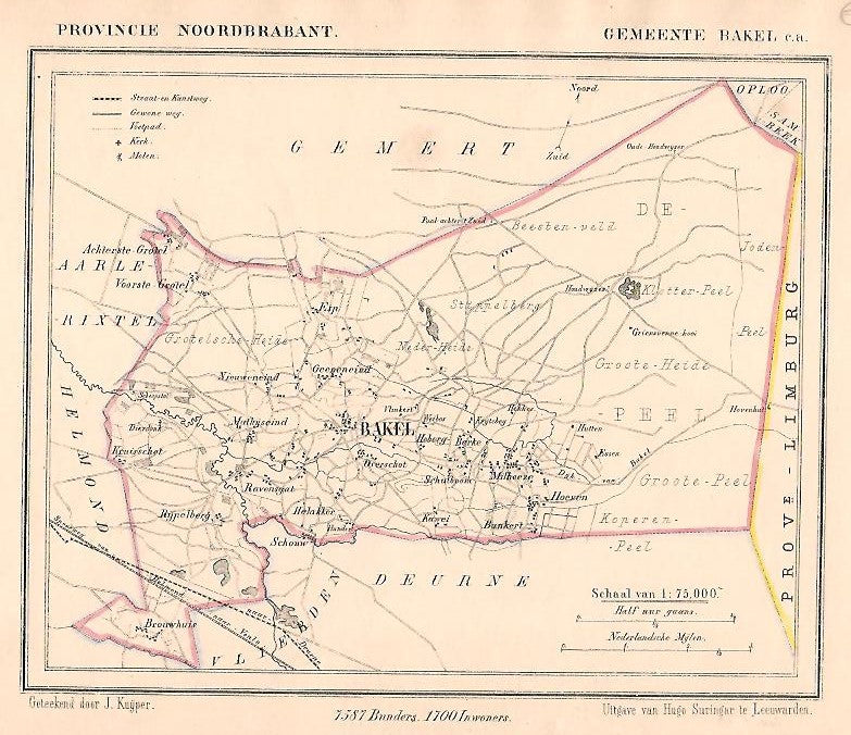 BAKEL - J Kuijper / H Suringar - ca. 1867