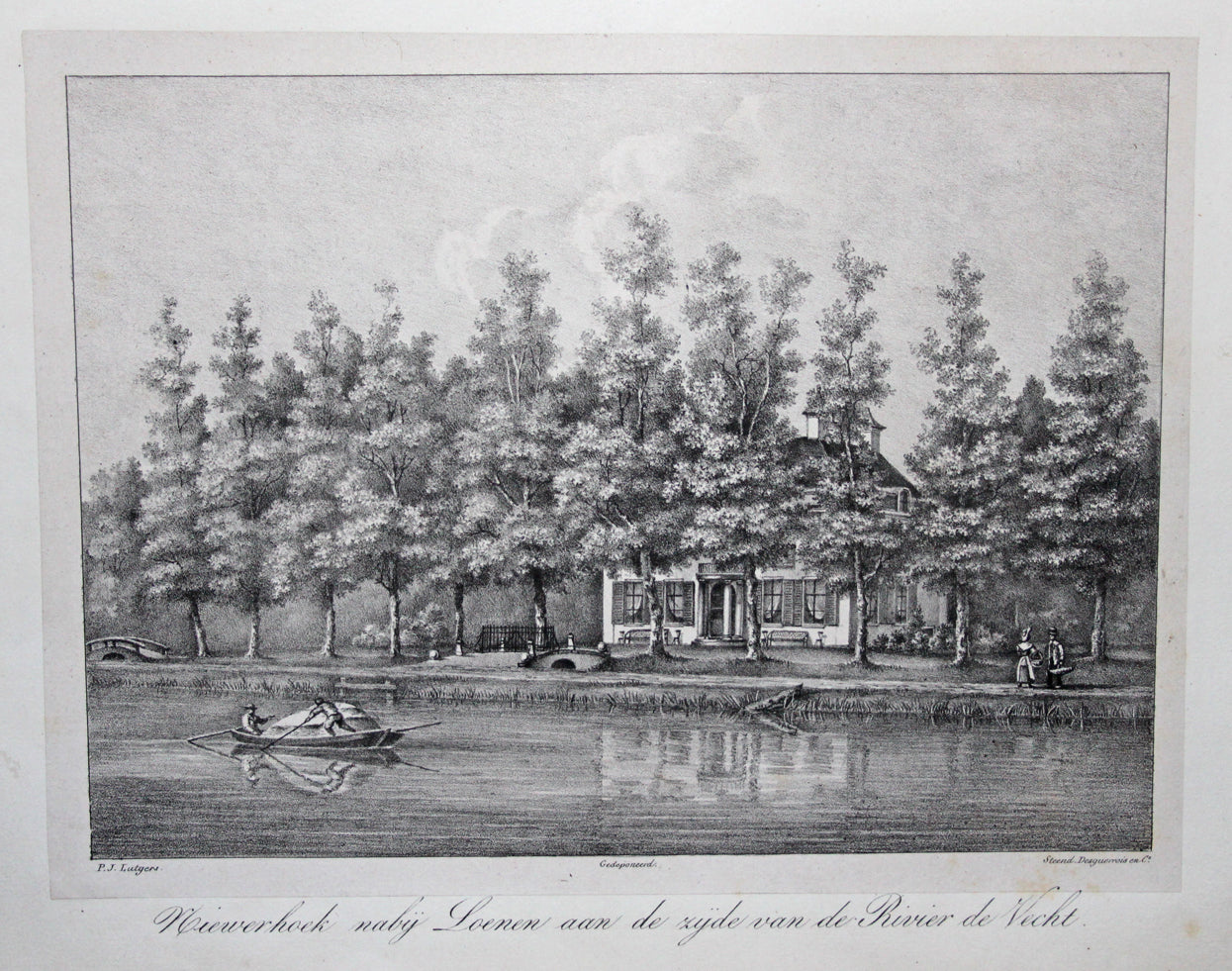 LOENEN Nieuwerhoek - Lutgers / Desguerrois & Co - 1836
