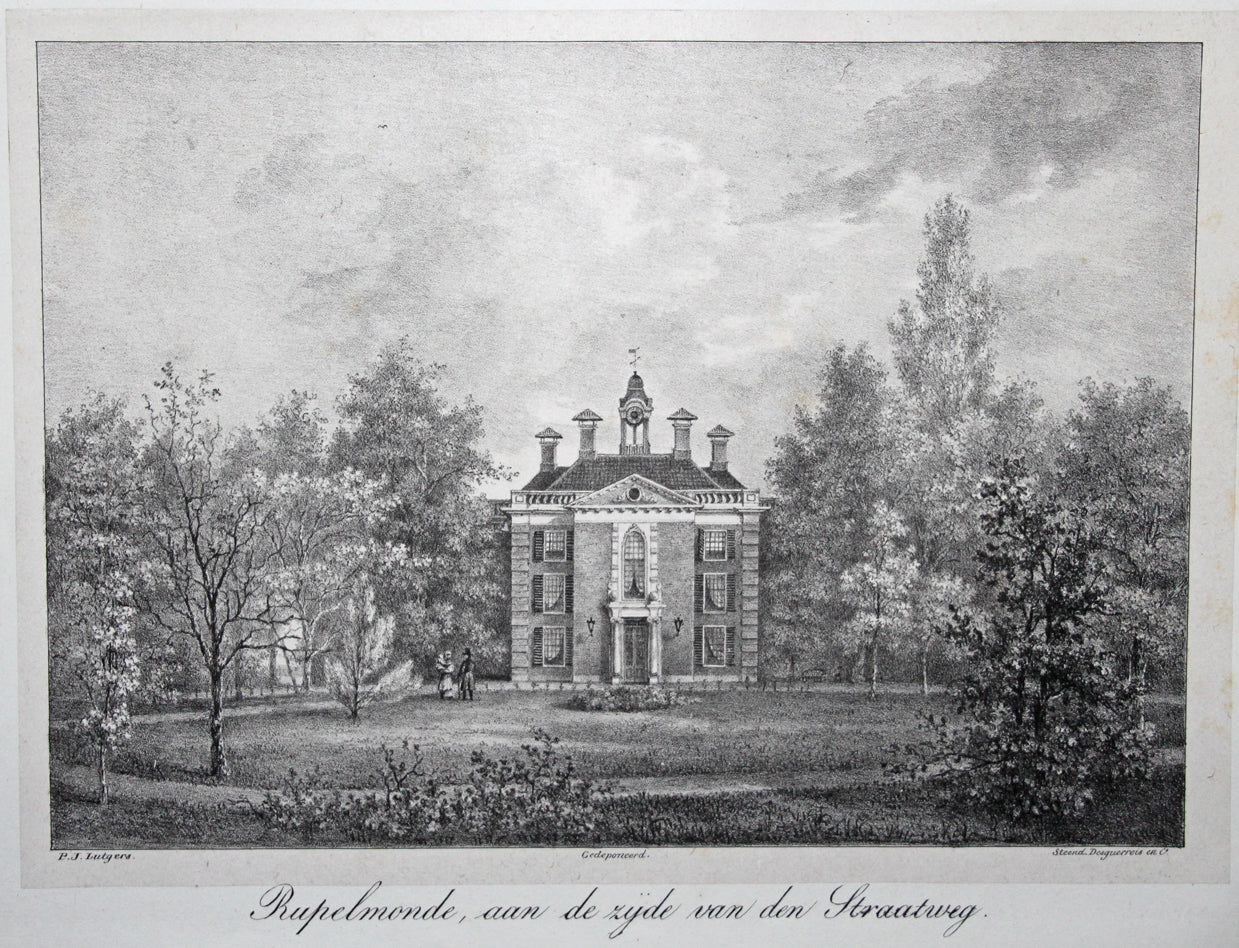 NIEUWERSLUIS Rupelmonde zijde Straatweg - Lutgers / Desguerrois & Co - 1836