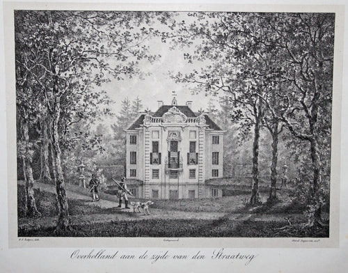 NIEUWERSLUIS Over-Holland zijde Straatweg - Lutgers / Desguerrois & Co - 1836