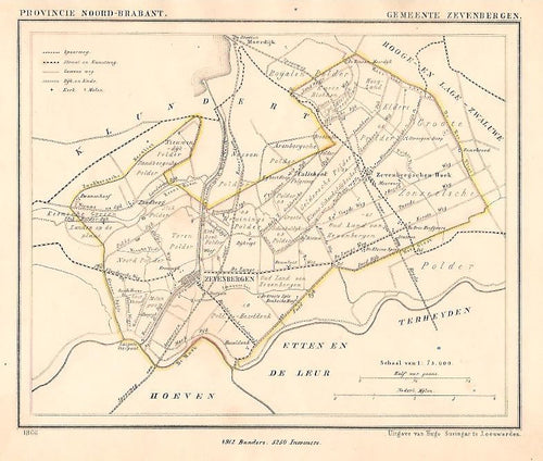 ZEVENBERGEN - J Kuijper / H Suringar - 1866