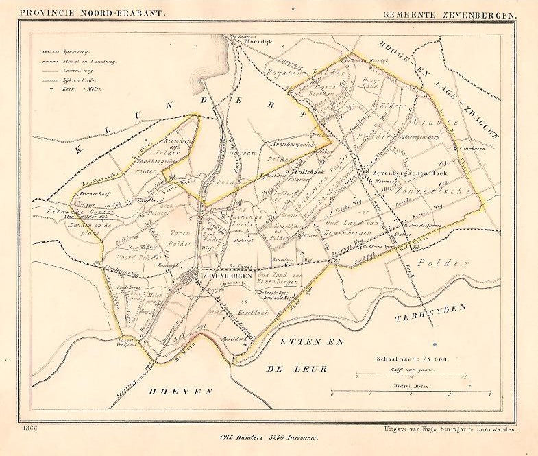 ZEVENBERGEN - J Kuijper / H Suringar - 1866