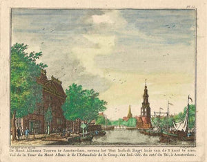 AMSTERDAM Montelbaanstoren - J Cats / J de Beijer - 1770