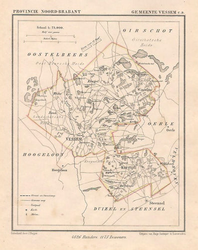 VESSEM - J Kuijper / H Suringar - ca. 1867