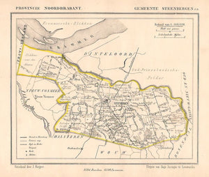 STEENBERGEN - J Kuijper / H Suringar - ca. 1867