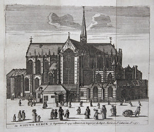 AMSTERDAM Nieuwe Kerk - C Brouwer / JB Elwe - 1781