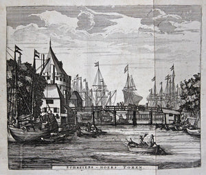 AMSTERDAM Schreierstoren - C Brouwer / JB Elwe - 1781