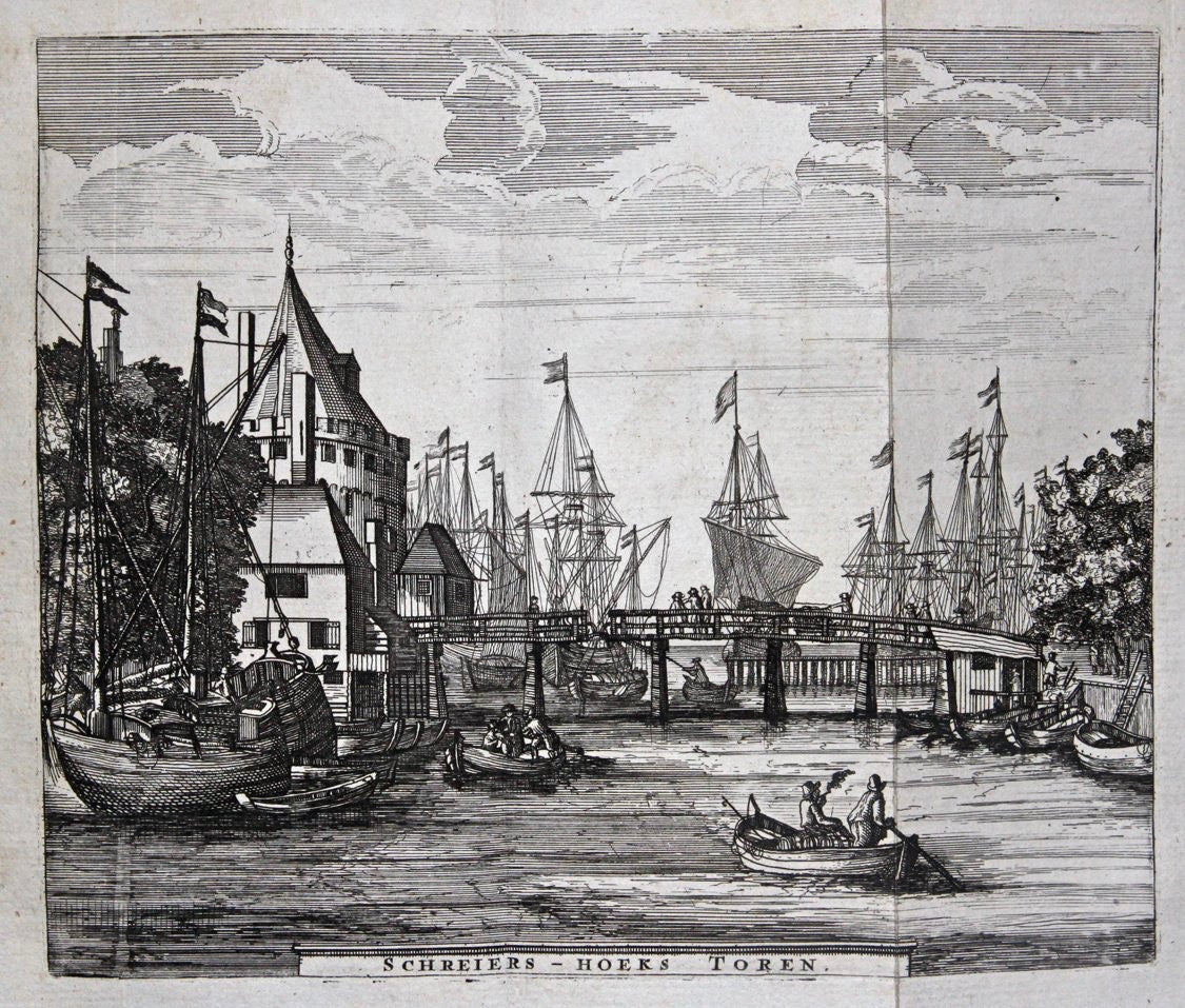 AMSTERDAM Schreierstoren - C Brouwer / JB Elwe - 1781