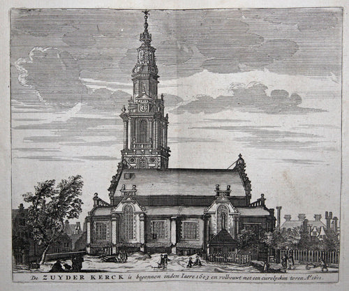AMSTERDAM Zuiderkerk - C Brouwer / JB Elwe - 1781