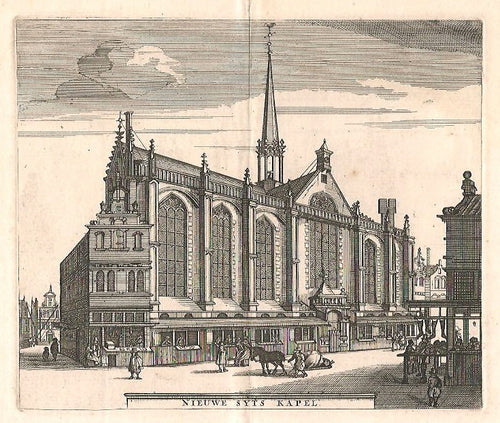 AMSTERDAM Nieuwezijds Kapel - C Brouwer / JB Elwe - 1781