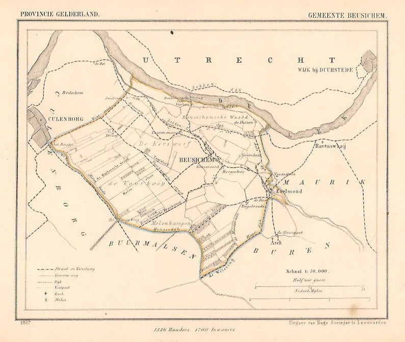 BEUSICHEM - J Kuijper / H Suringar - 1867