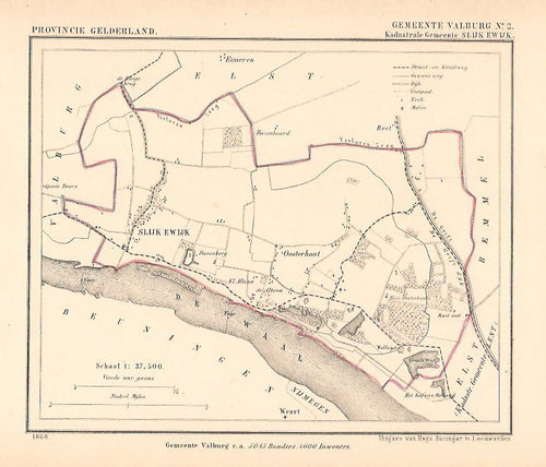 SLIJK EWIJK - J Kuijper / H Suringar - 1868