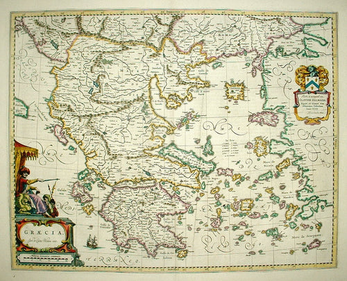 GRIEKENLAND - J en C Blaeu - 1664