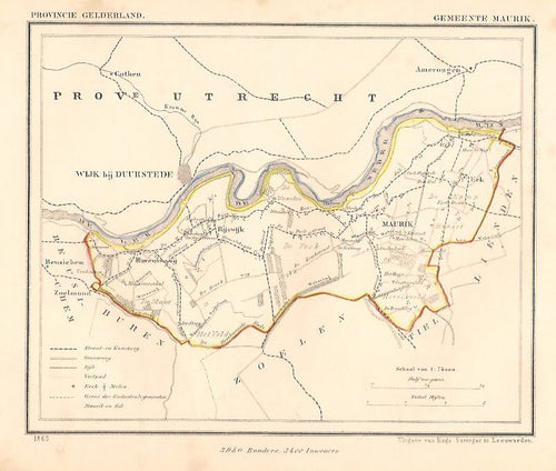 MAURIK - J Kuijper / H Suringar - 1865