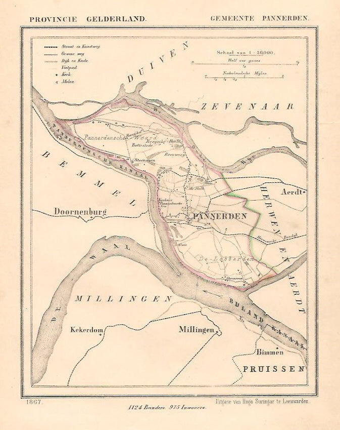 PANNERDEN - Kuijper / Suringar - 1867