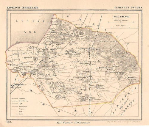 PUTTEN - J Kuijper / H Suringar - 1867