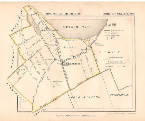 WERVERSHOOF - J Kuijper / H Suringar - ca. 1867