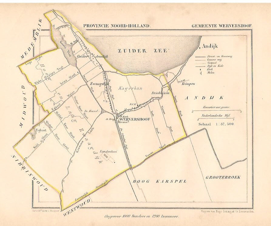 WERVERSHOOF - J Kuijper / H Suringar - ca. 1867