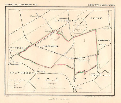 SIJBEKARSPEL - J Kuijper / H Suringar - 1866