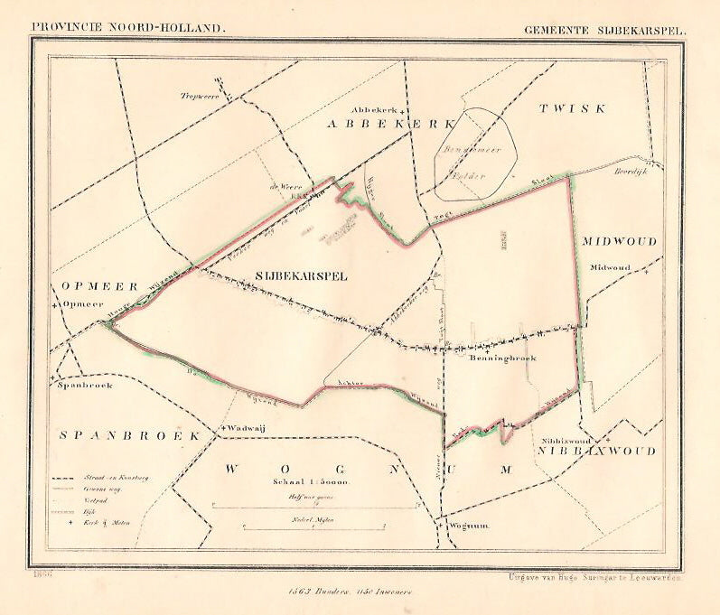SIJBEKARSPEL - J Kuijper / H Suringar - 1866