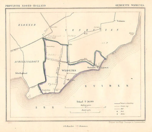 WIJDENES - J Kuijper / H Suringar - 1866