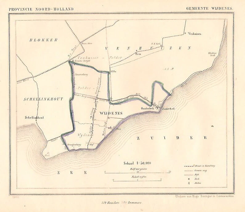 WIJDENES - J Kuijper / H Suringar - 1866