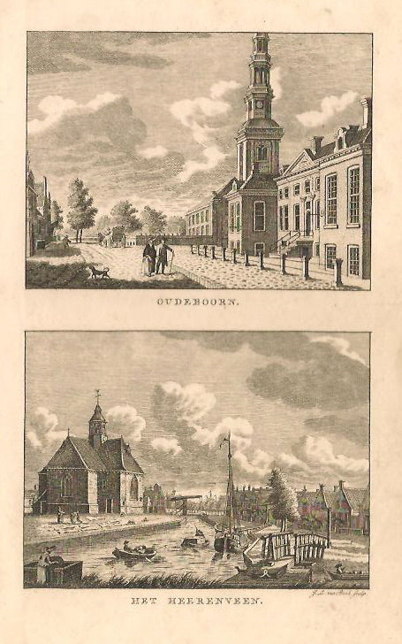 HEERENVEEN en OLDEBOORN - J van Beek / Saakes - 1808