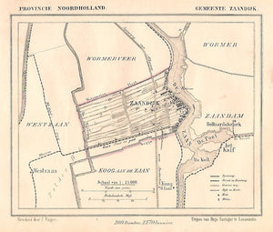 ZAANDIJK - J Kuijper / H Suringar - ca. 1867